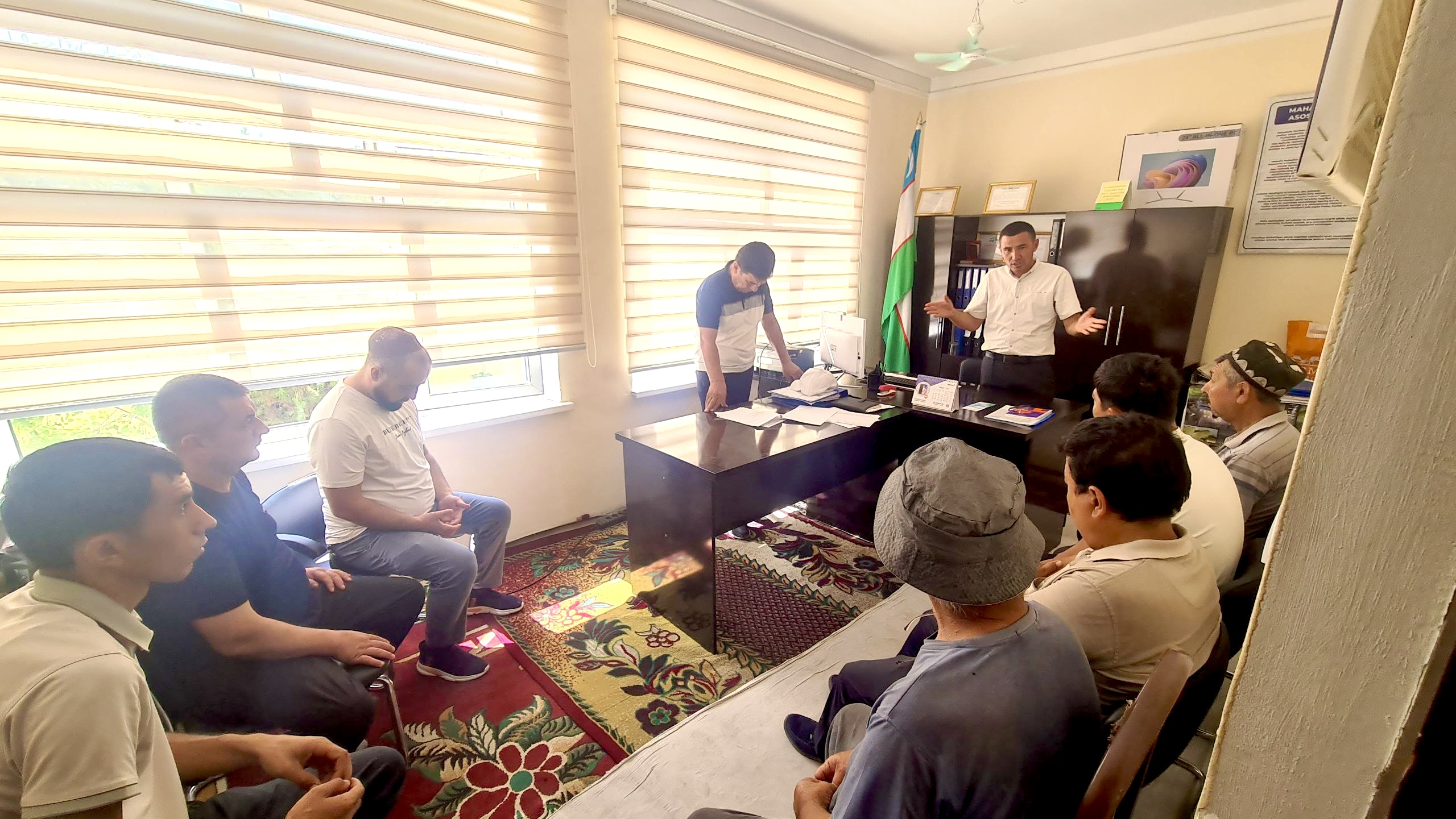 Namangan viloyati hududidagi daryo va soy  o‘zanlarini tozalash ishlarini olib borishni tashkil etish bo‘yicha jamoatchilik eshituvlari bo‘lib o‘tdi
